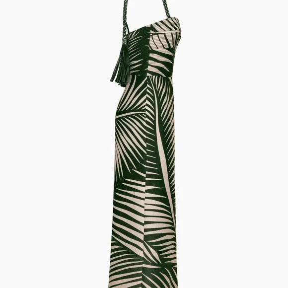 Johanna Ortiz Tropicana Nights Wool-Silk Midi Dress, As Seen On Meghan Markle - Picture 3 of 6